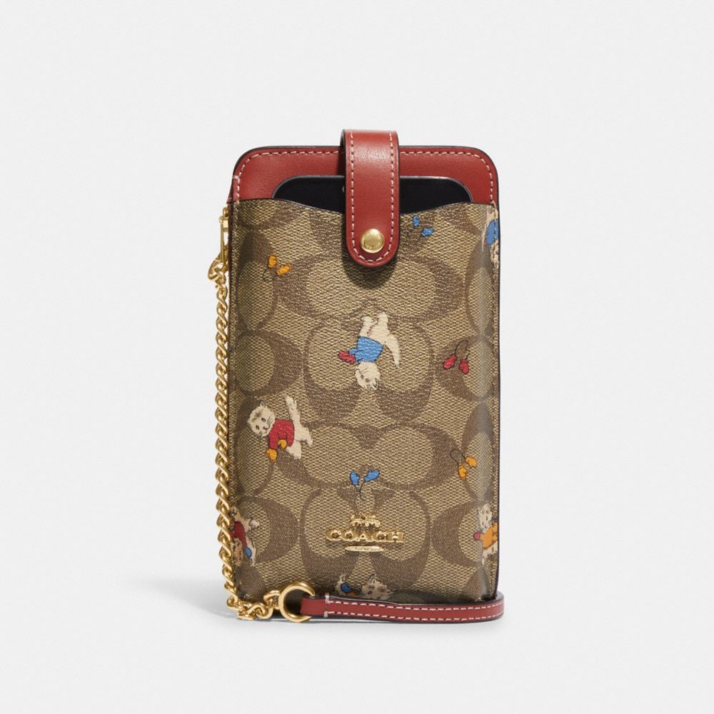 Coach crossbody phone wallet new arrivals