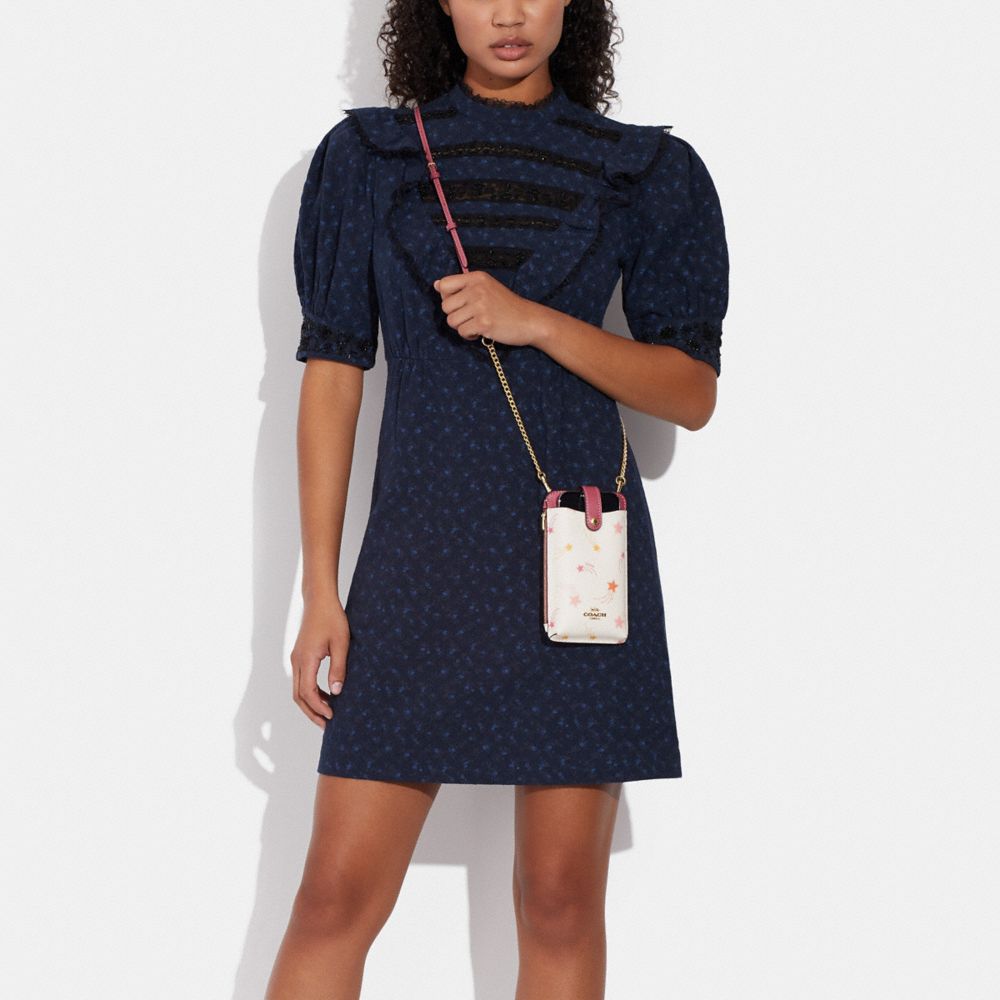 Phone Crossbody With Shooting Star Print