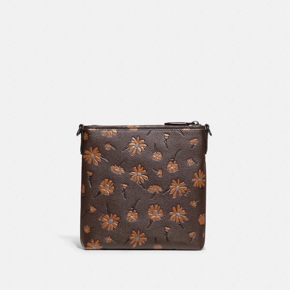 Kitt Messenger Crossbody Bag With Floral Print