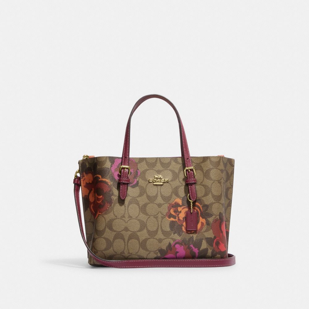 Coach, Bags, Coach Mollie Tote In Signature Canvas With Mystical Floral  Printimchalk Multi