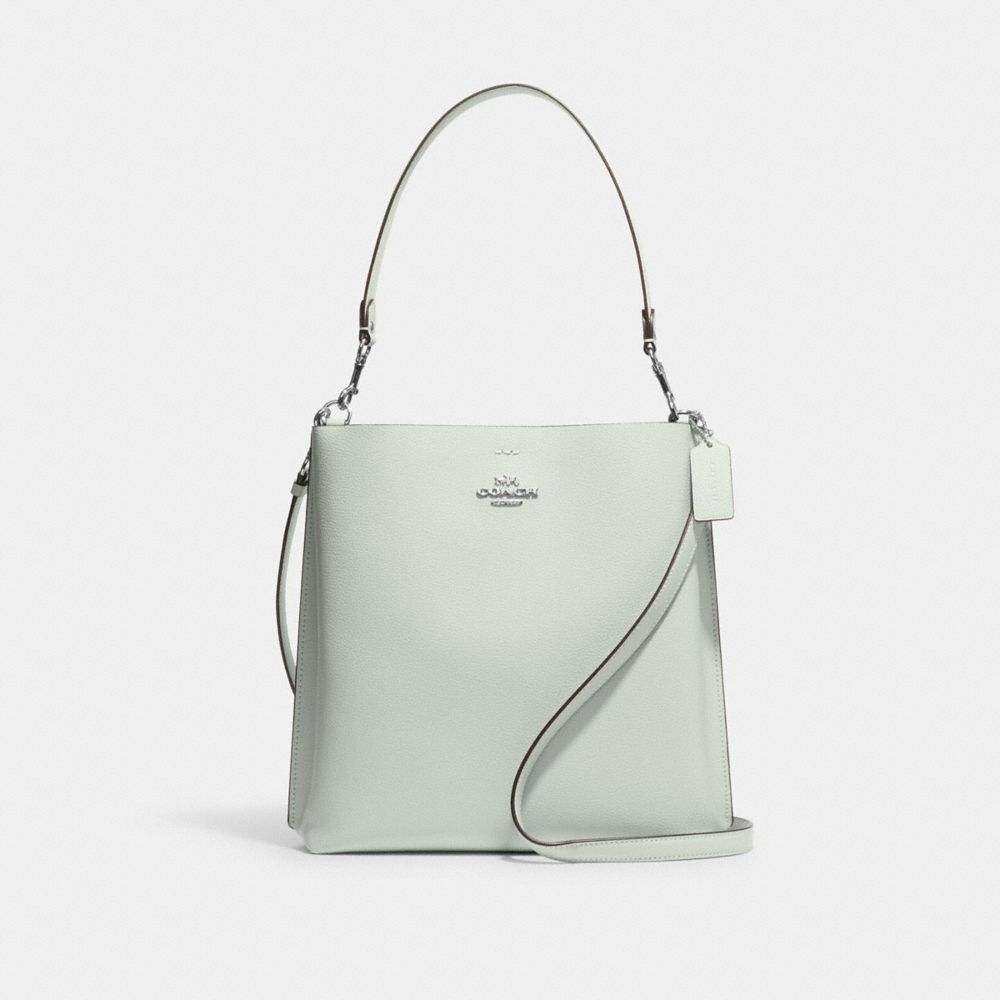 COACH®,Mollie Bucket Bag With Signature Canvas Interior,,Front View