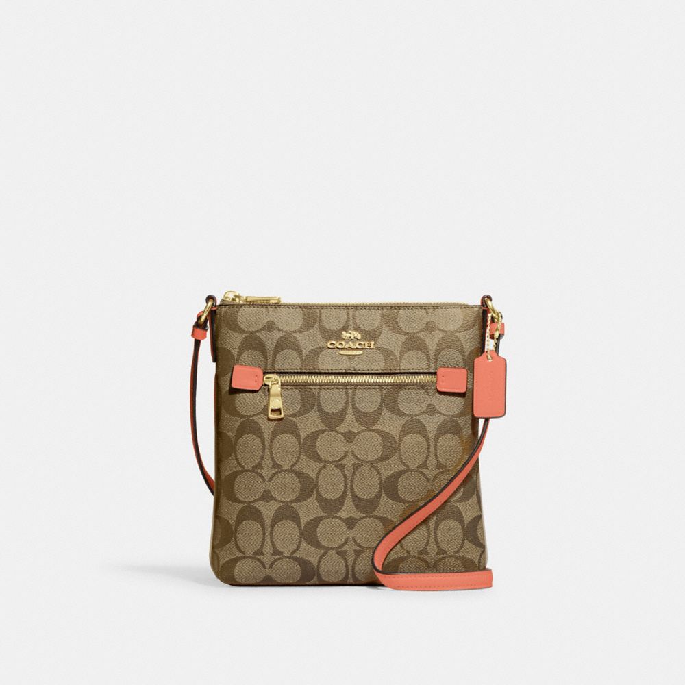 COACH Outlet Mini Rowan File Bag In Signature Canvas