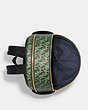 COACH®,COURT BACKPACK WITH COACH MONOGRAM PRINT,Large,Gold/Green,Inside View,Top View