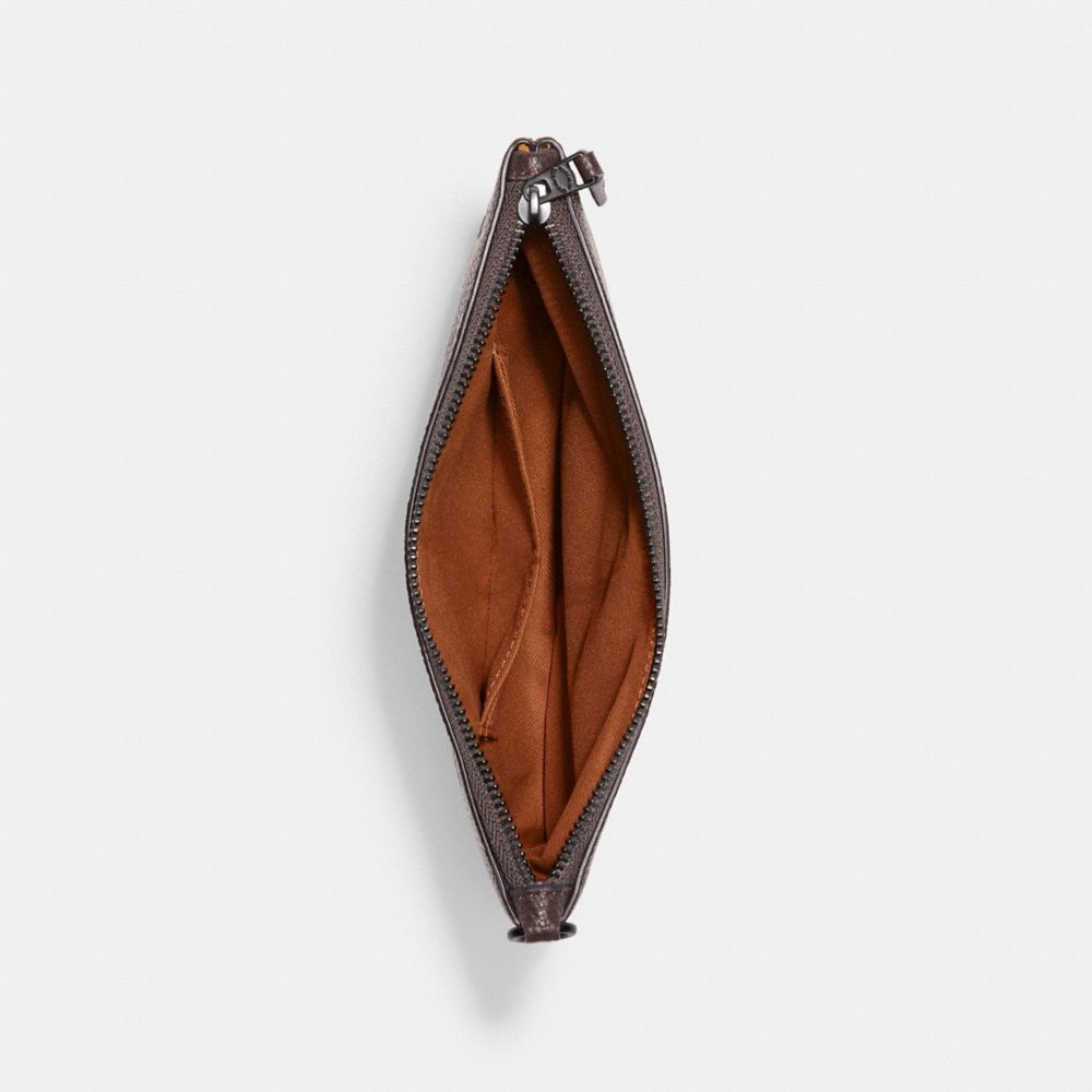 COACH®,Small Wristlet With Floral Print,,Inside View,Top View