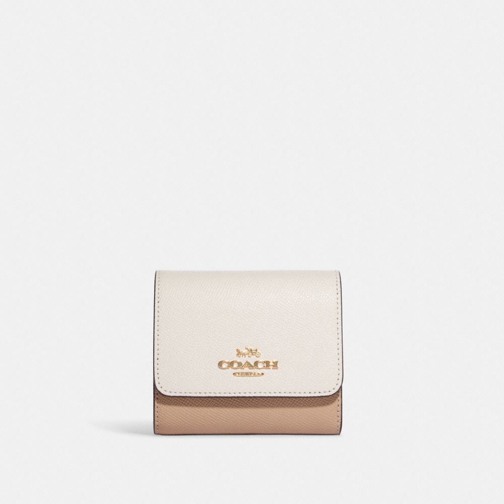 Coach Outlet Small Trifold Wallet in Pink