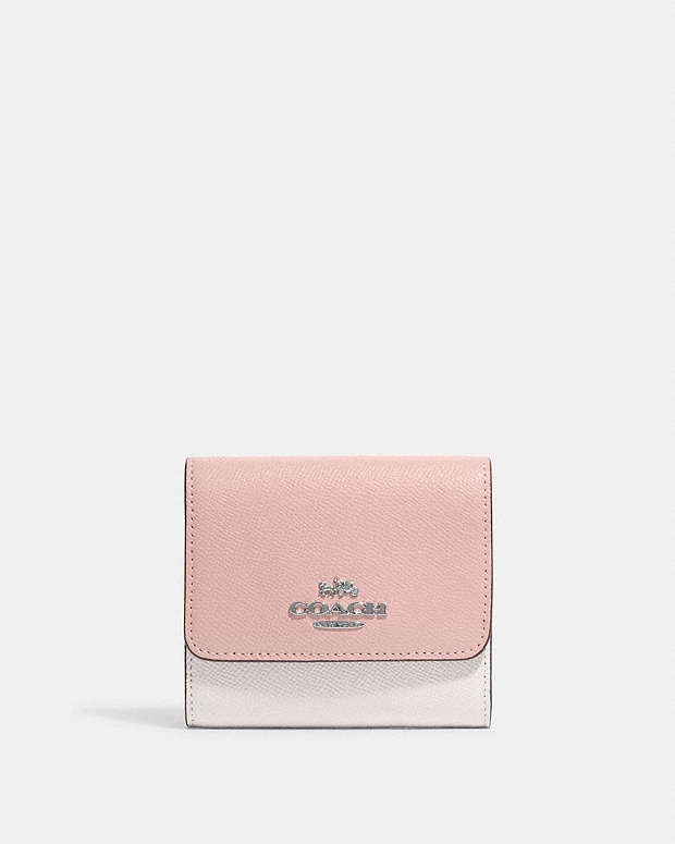 COACH® | Small Trifold Wallet In Colorblock