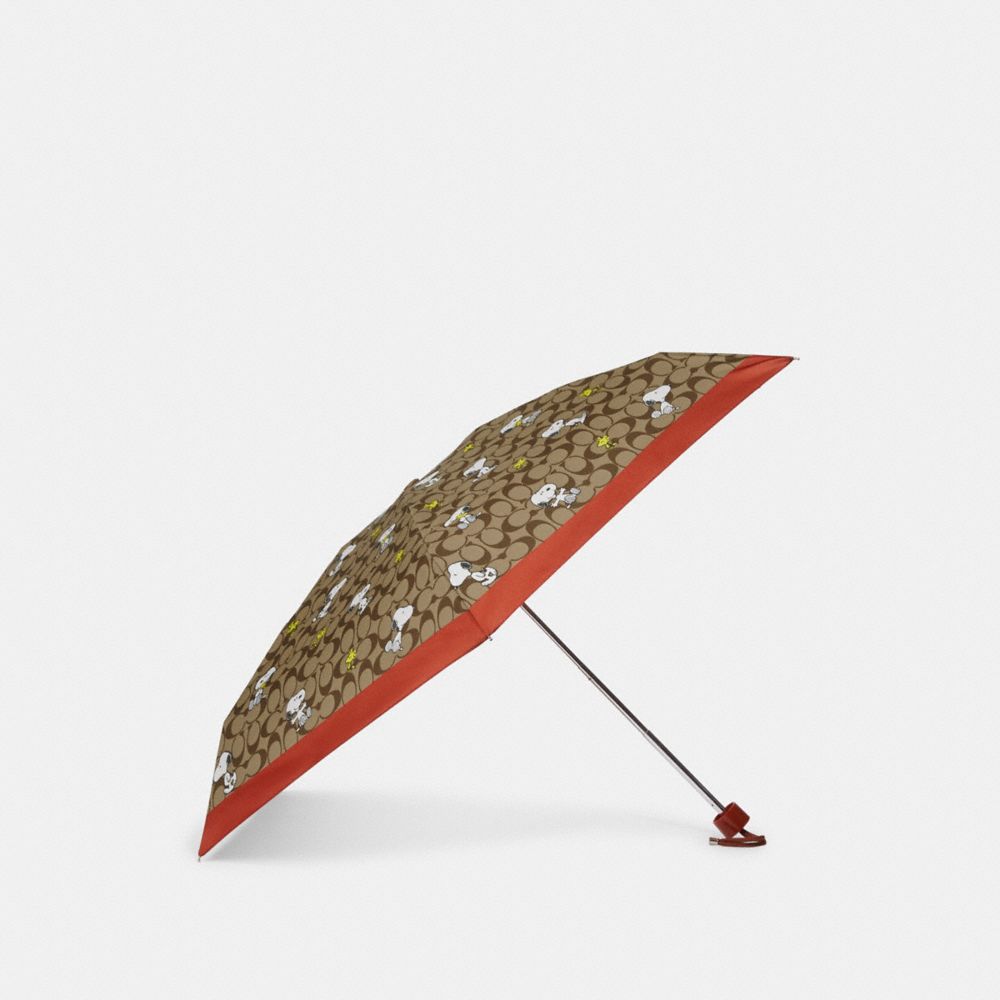 品質は非常に良い COACH PEANUTS折りたたみ傘（スヌーピー） × 小物 