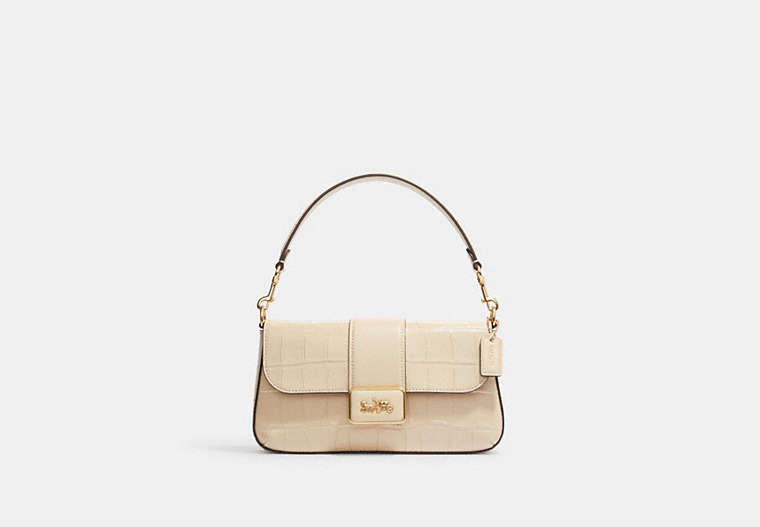 COACH®,MINI GRACE CROSSBODY,Gold/Ivory,Front View