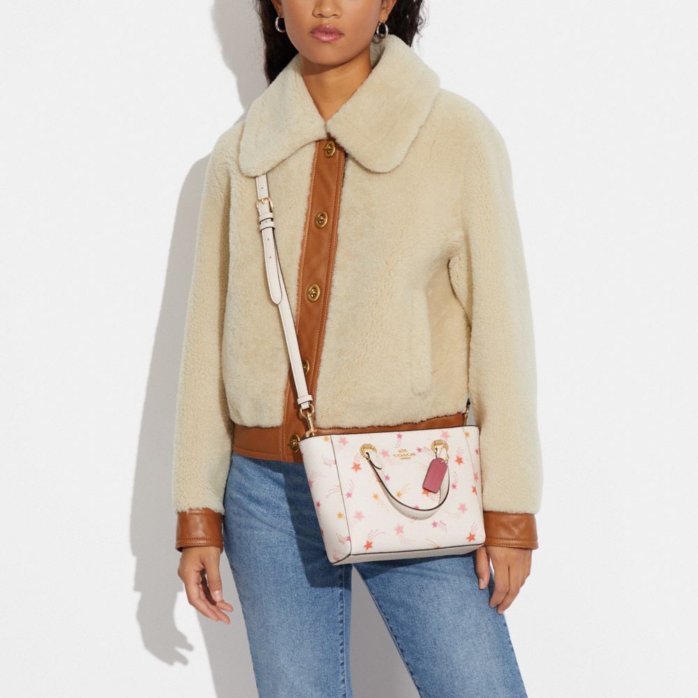 COACH®,Alice Satchel With Shooting Star Print,,Detail View