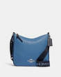 COACH®,ELLIE FILE BAG,Medium,Silver/Sky Blue Multi,Front View