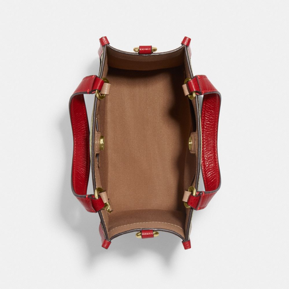 Lunar New Year Dempsey Tote Bag 22 In Signature Canvas With Rabbit And Carriage