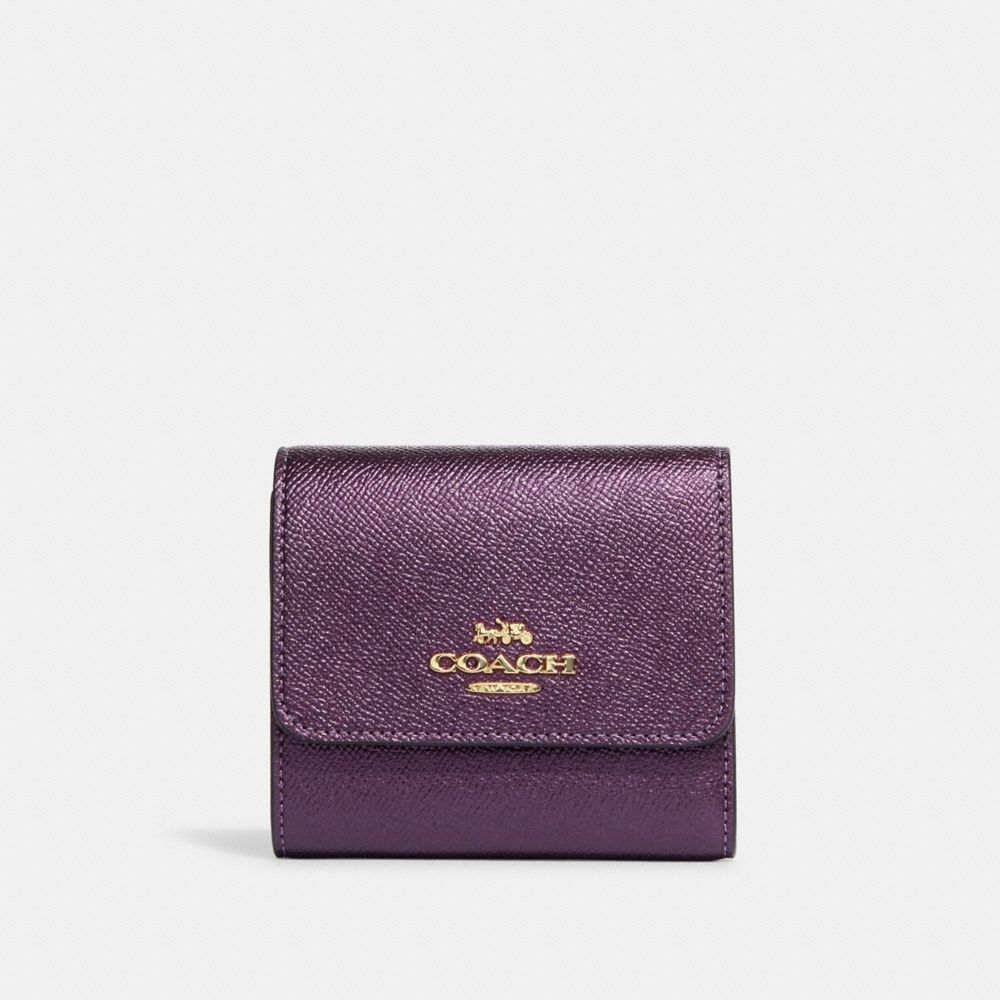 Purple best sale wallet coach