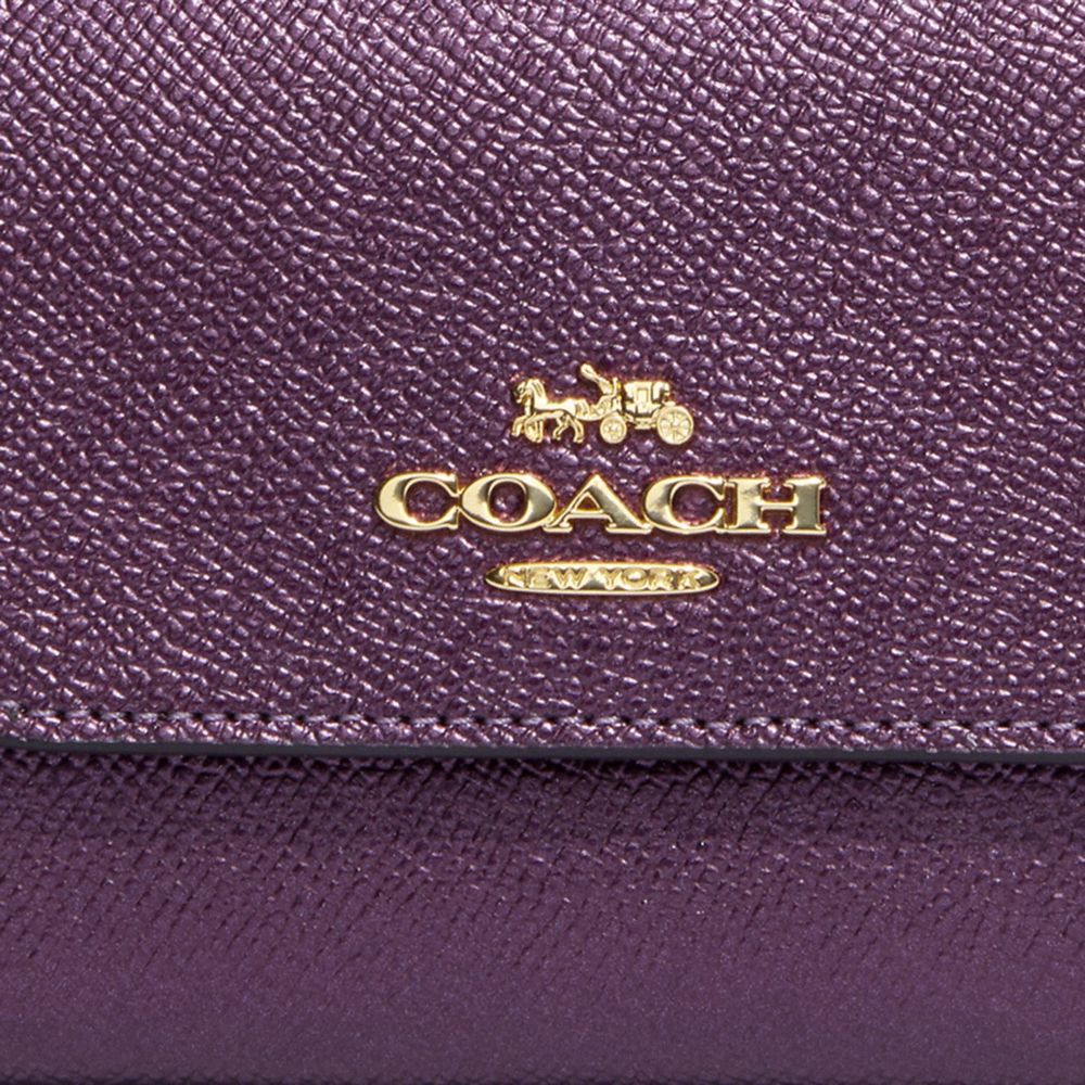 新作　新品　COACH　折り財布　トライフォールド  ウォレット 公式】コーチアウトレット | スモール トライフォールド ウォレット