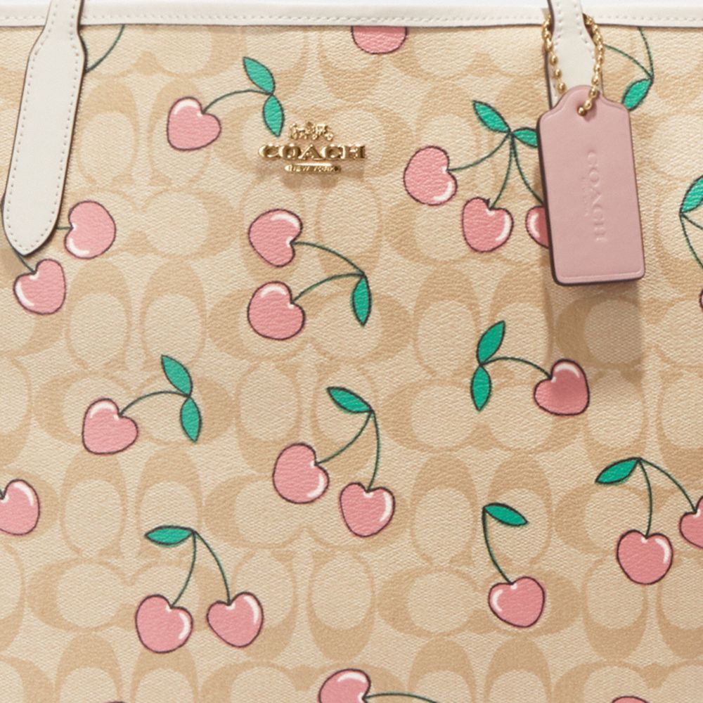 Coach, Bags, Coach Town Tote In Blossom Pink