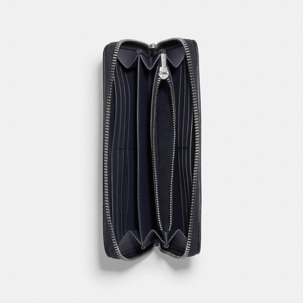 COACH®,Long Zip Around Wallet,,Inside View,Top View