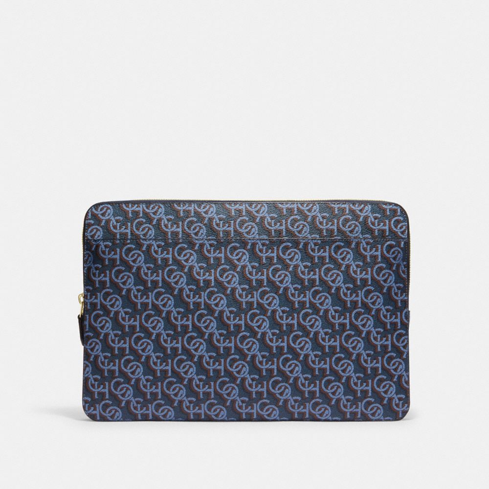 COACH Laptop Sleeve With Coach Monogram Print