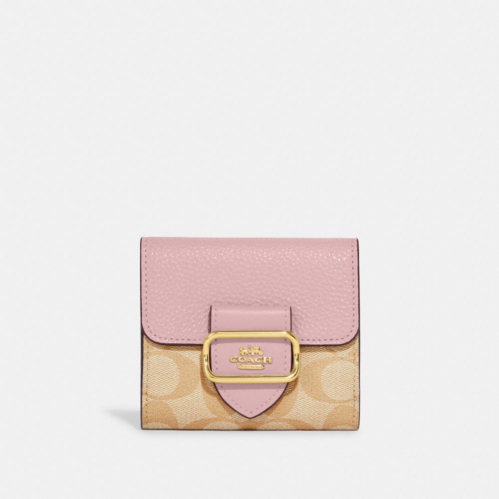 COACH Small Wallet In Colorblock in Pink