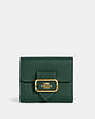 COACH®,SMALL MORGAN WALLET,Pebbled Leather,Im/Everglade,Front View