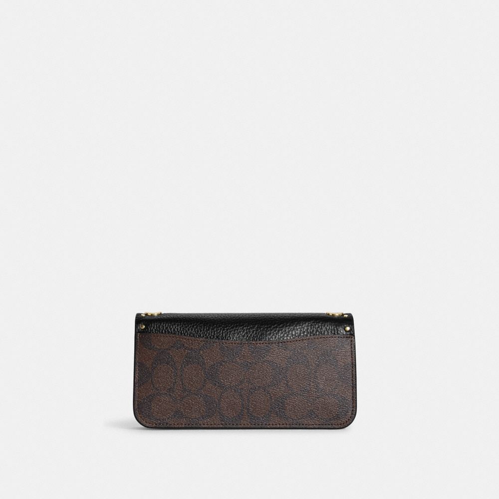 COACH®,Morgan Crossbody In Colorblock Signature Canvas With Rivets,,Back View