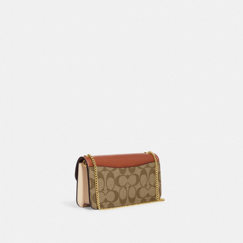 Coach Morgan Square Crossbody in Blocked Signature Canvas