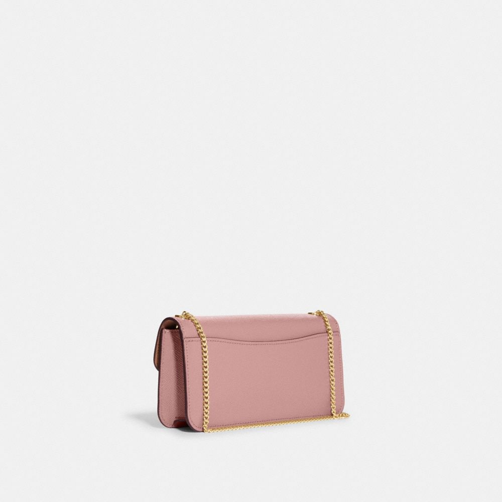 Charles & Keith Chain Trim Crossbody Bag Pink