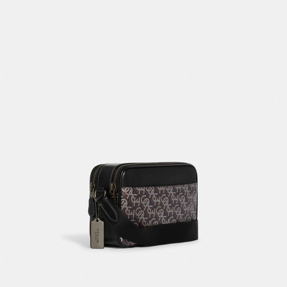 COACH®,Graham Crossbody Bag With Coach Monogram Print,,Angle View