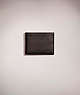 COACH®,RESTORED SLIM BILLFOLD WALLET,Leather,Black,Front View