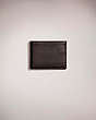 COACH®,RESTORED SLIM BILLFOLD WALLET,Leather,Black,Front View