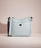COACH®,RESTORED CHAISE CROSSBODY,Polished Pebble Leather,Small,Pewter/Aqua,Front View