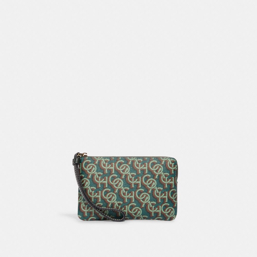 Coach Monogram Fabric Wristlet M0768-41203