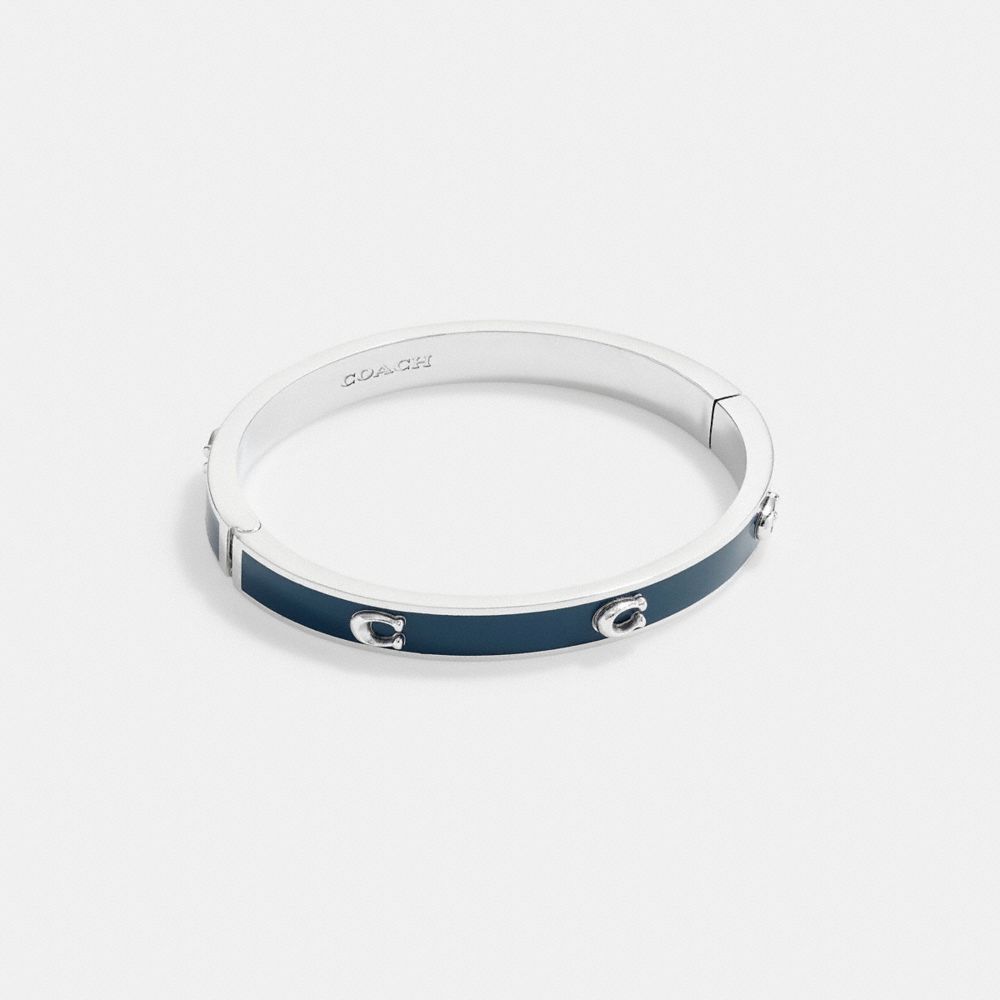 Coach bangle discount silver