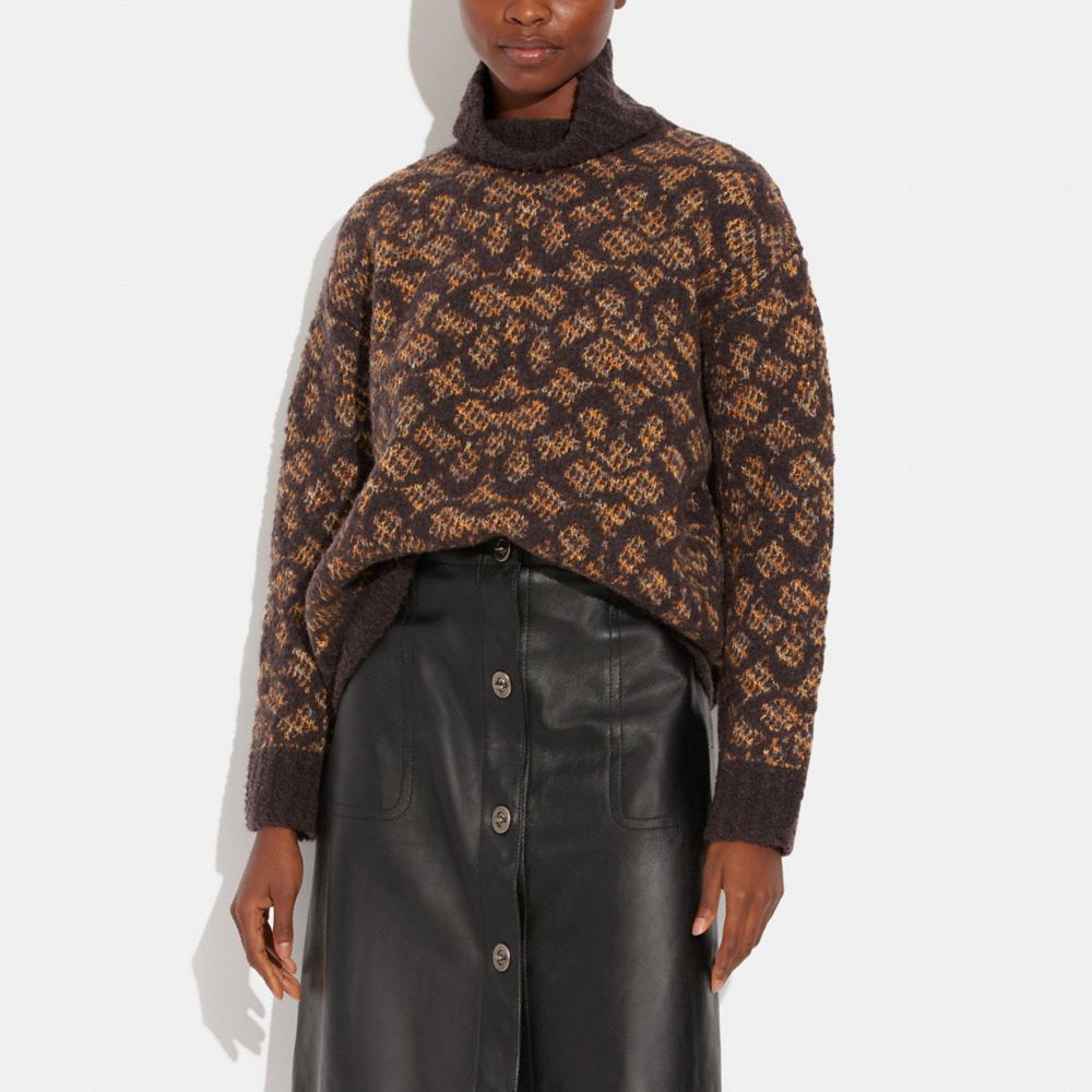 COACH®  Signature Turtleneck