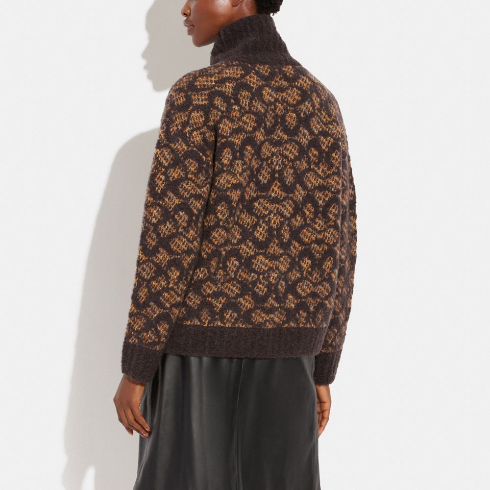 COACH®  Signature Turtleneck