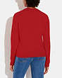 COACH®,REXY CREWNECK SWEATER,wool,Rexy,Red,Scale View