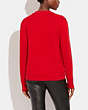 COACH®,REXY CARDIGAN,wool,Rexy,Red,Scale View