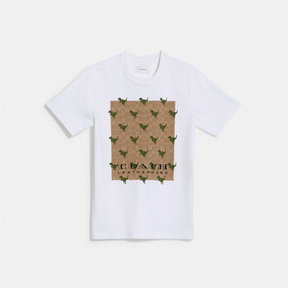 COACH® | Signature Rexy T Shirt In Organic Cotton