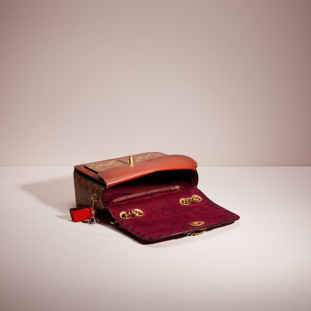 COACH®,【UPCRAFTED】マディソン ショルダー バッグ・シグネチャー キャンバス,