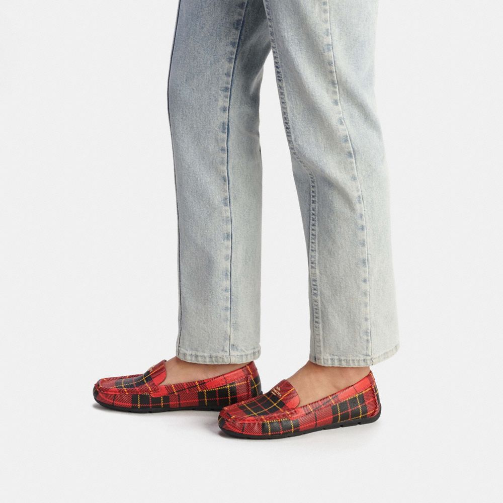 Plaid loafers clearance