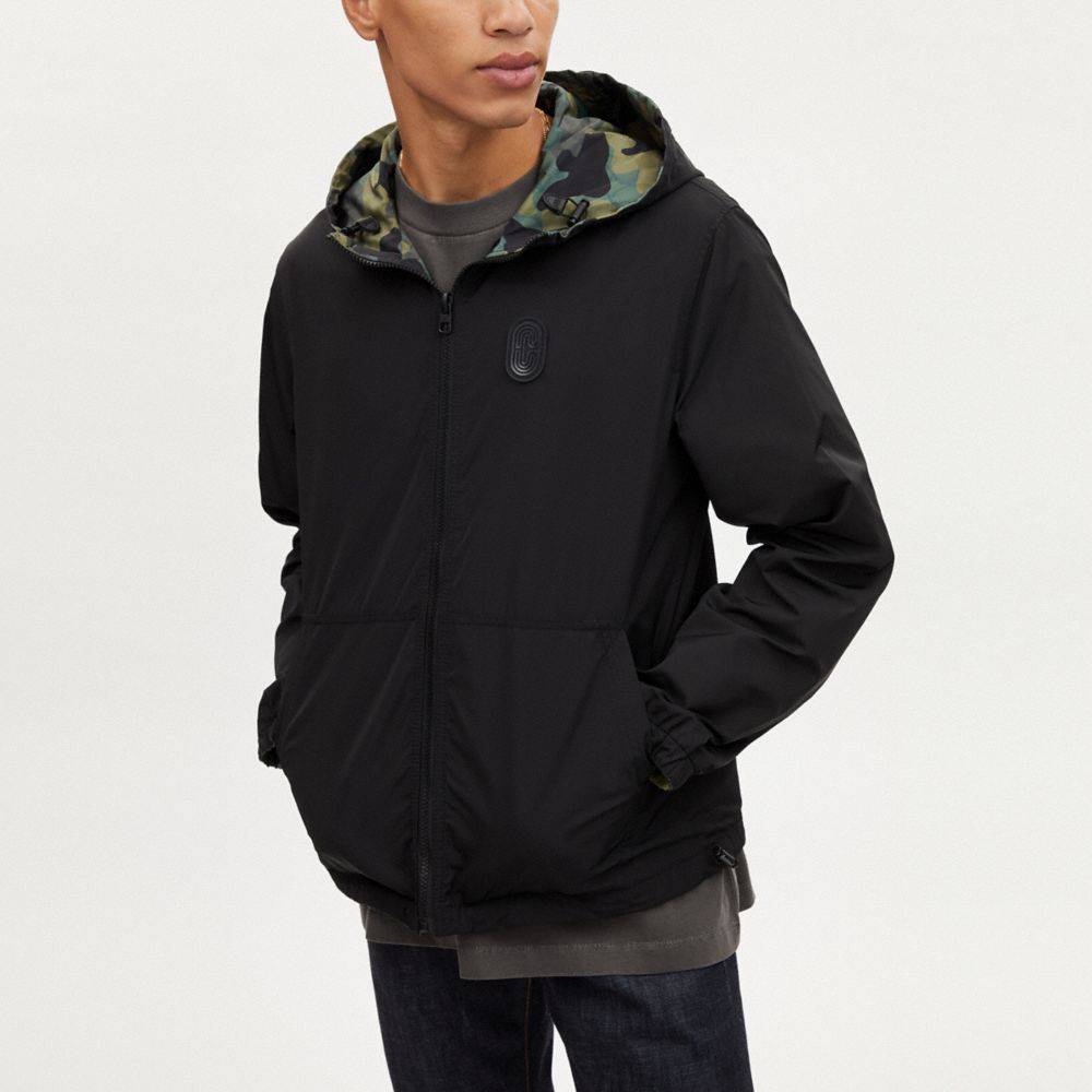 COACH®  Signature Reversible Windbreaker