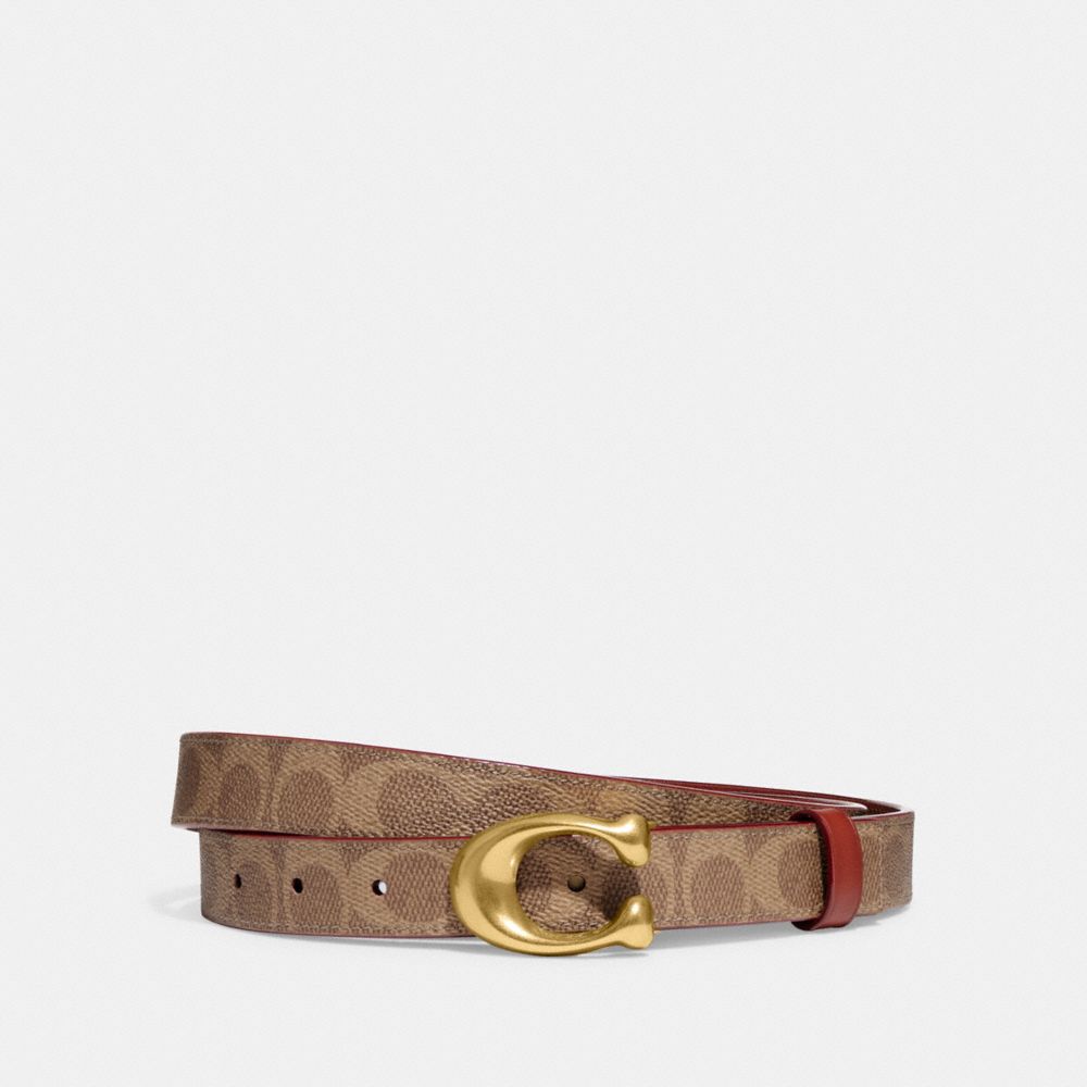 COACH®: Sculpted C Buckle Cut To Size Reversible Belt, 25 Mm