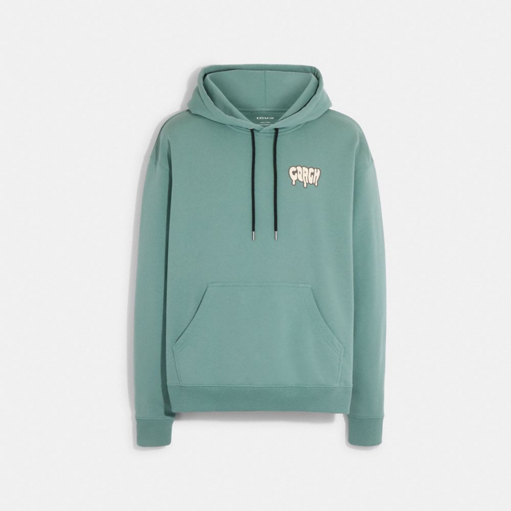 graphic hoodie grey