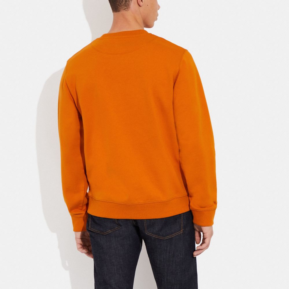 COACH®,ビデオ クルーネック スウェットシャツ,トップス&パンツ,ﾃﾞｻﾞｰﾄ ｻﾝ