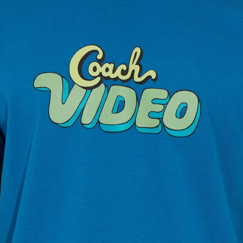 COACH®,Video T Shirt,,Detail View