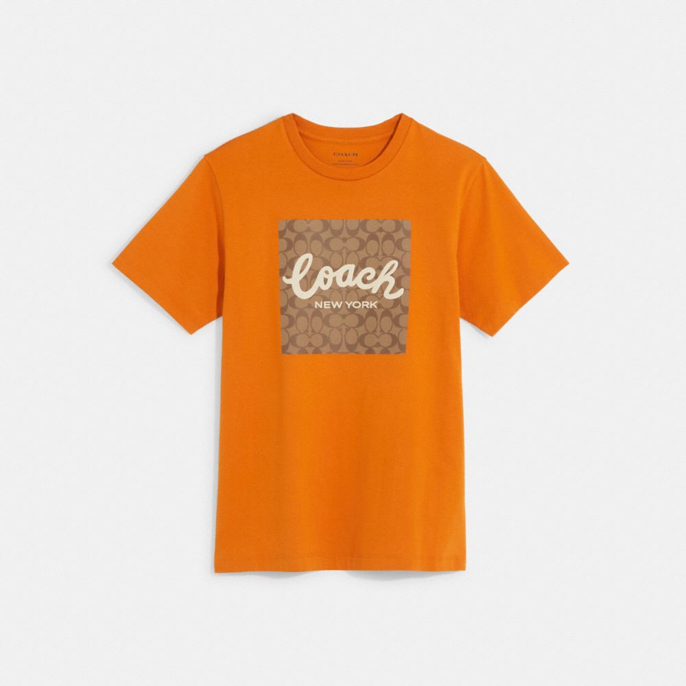 COACH®,シグネチャー グラフィック Tシャツ,トップス&パンツ,ﾃﾞｻﾞｰﾄ ｻﾝ