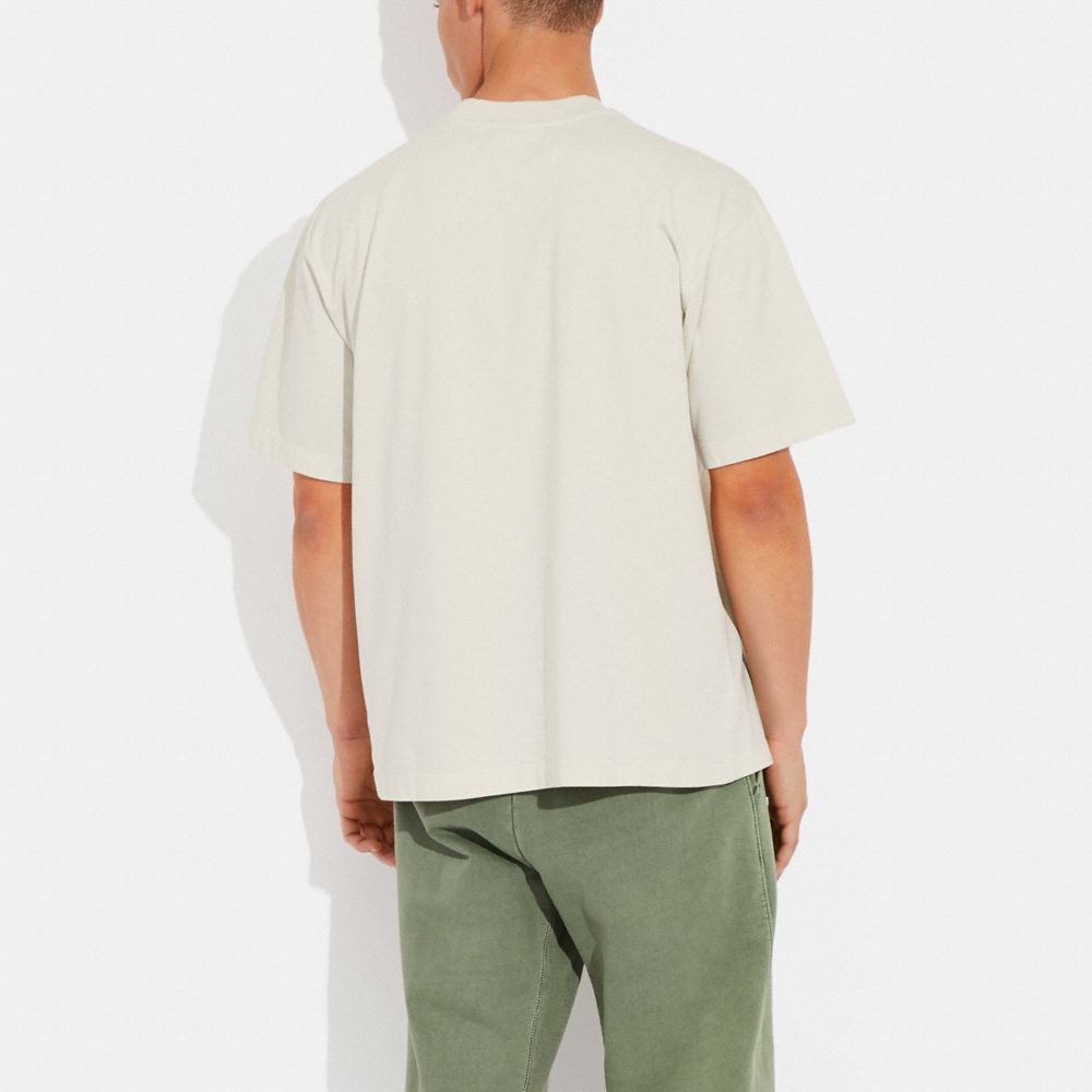 COACH®,ポケット Tシャツ,トップス&パンツ,ｸﾘｰﾑ