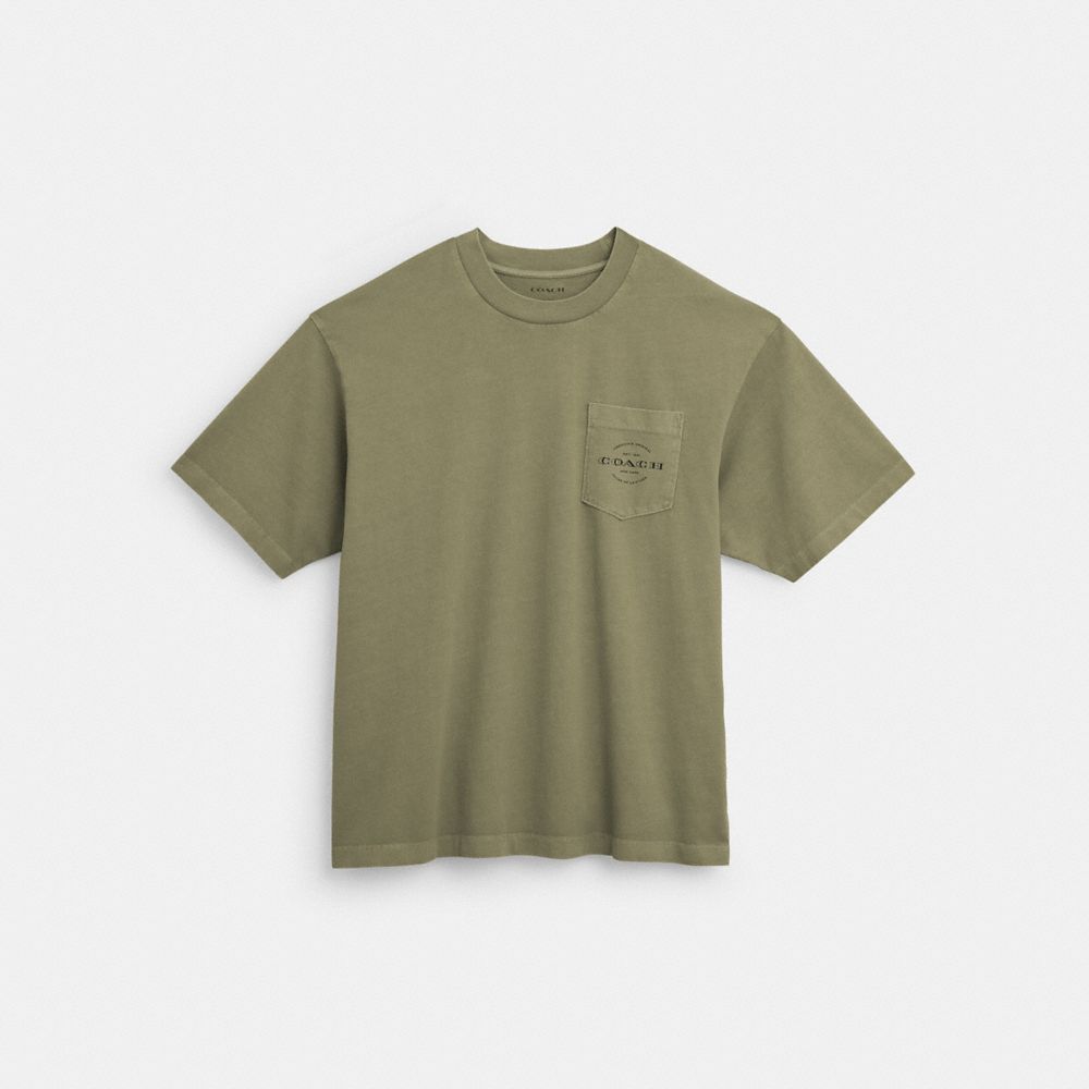 コーチ Tシャツ(半袖) 公式】コーチアウトレット | ポケット Tシャツ