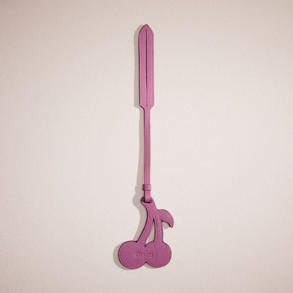 COACH®,Remade Cherry Bag Charm,,Front View