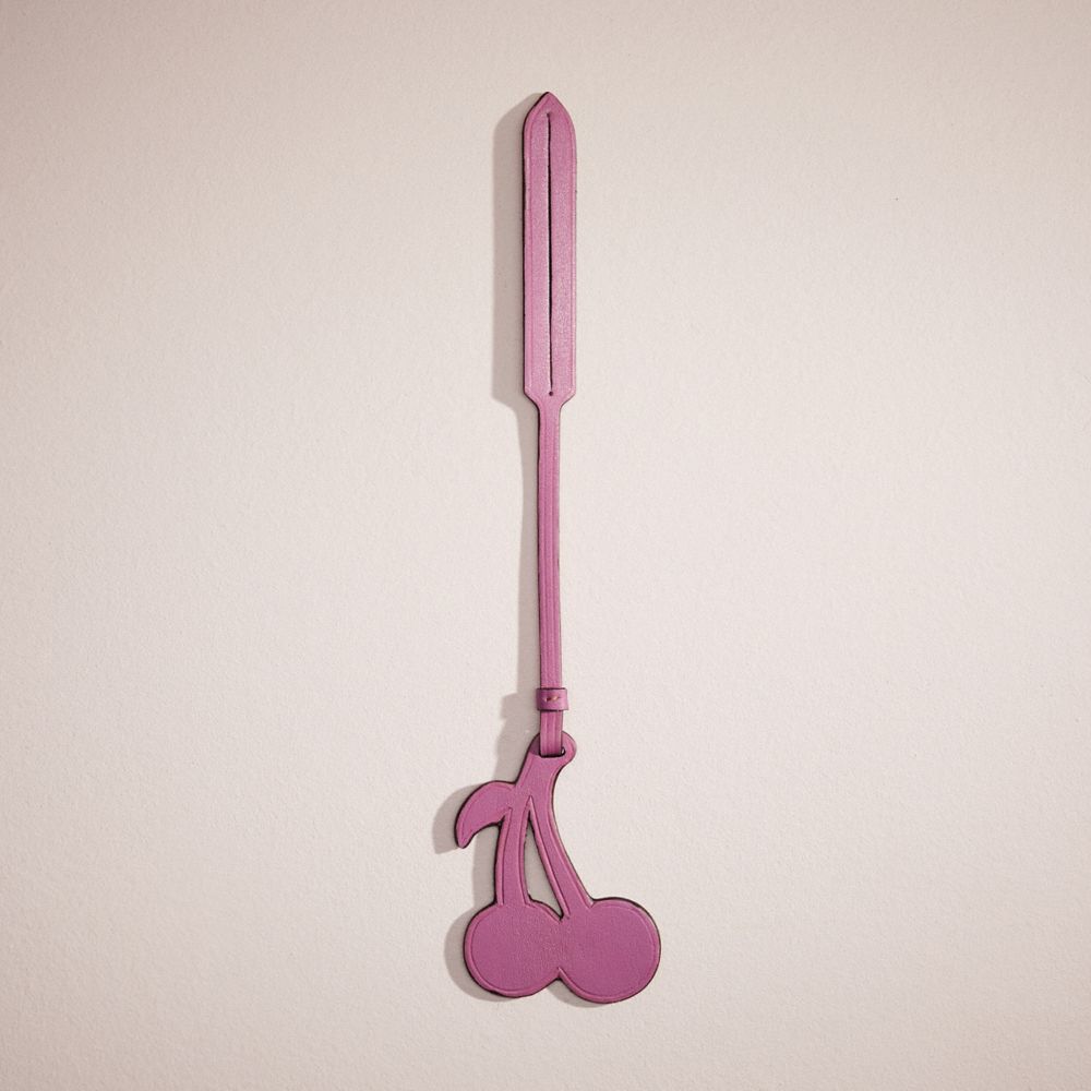 COACH®,Remade Cherry Bag Charm,,Back View