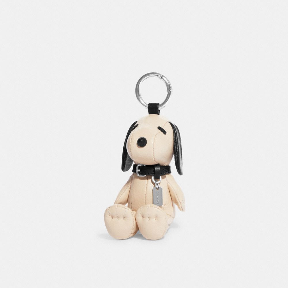 公式】コーチアウトレット | 【COACH X PEANUTS】スヌーピー コレクティブル バッグ チャーム・シグネチャー キャンバス |  バッグチャームu0026キーホルダー