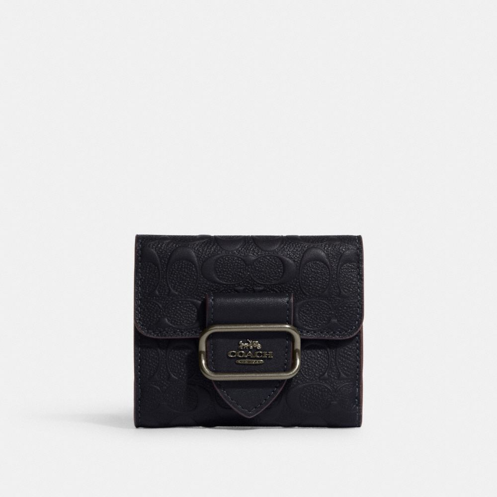GUESS Logo Leather Multi Pocket Wallet For Men - Black